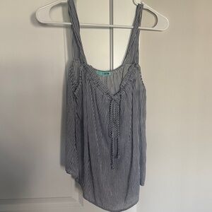 Navy Striped Camisole Top